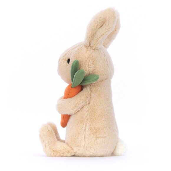 RETIRED Jellycat Bonnie Bunny with Carrot Easter Plush Rabbit BONB3C NWT - Picture 2 of 6